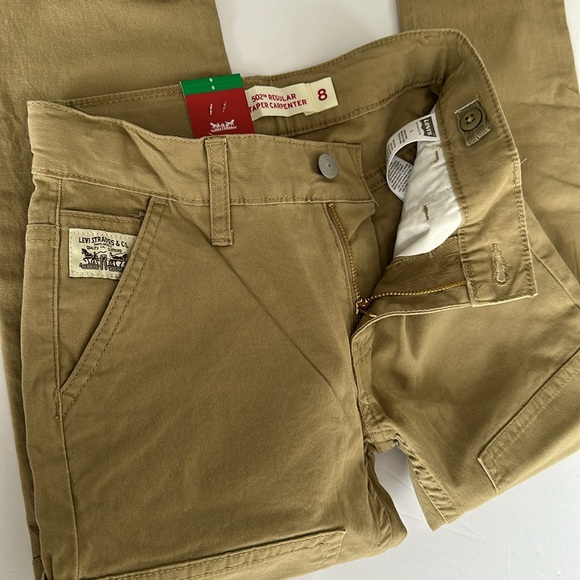 Levi’s Youth Jeans, Slim Flex Stretch, Size 8, Beige - Picture 5 of 14